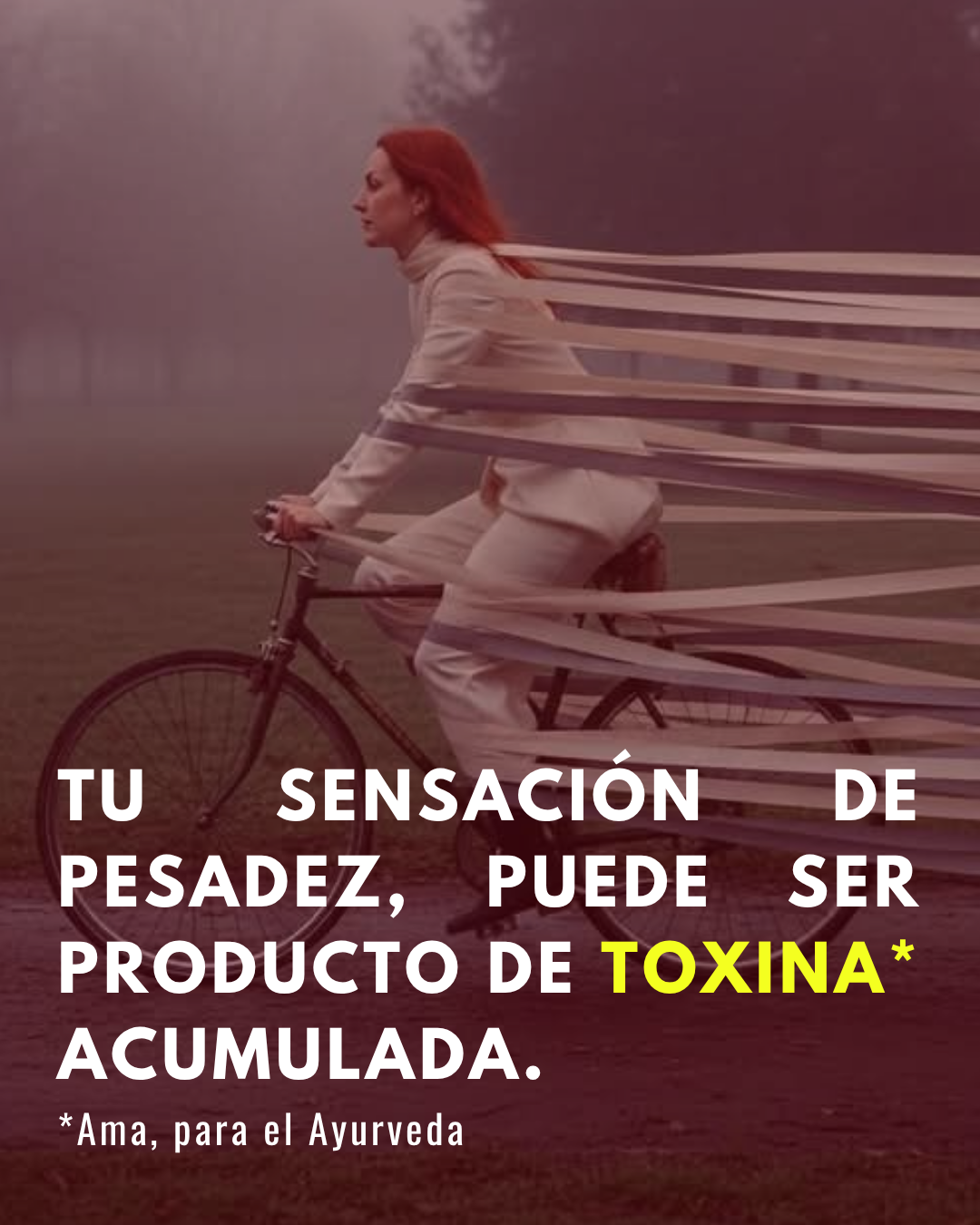 Tu sensación de pesadez puede ser producto de toxina (Ama) acumulada